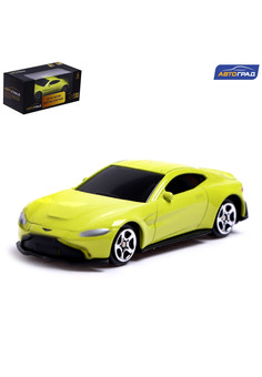 Машина металлическая ASTON MARTIN VANTAGE, 1:64, цвет зеленый 7152978