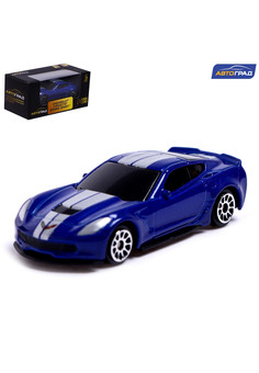 Машина металлическая CHEVROLET CORVETTE GRAND SPORT, 1:64, цвет синий 7152990