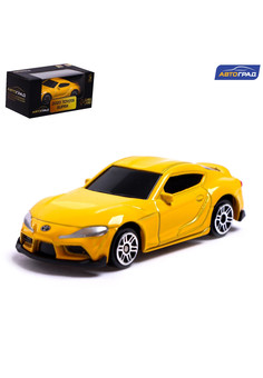 Машина металлическая TOYOTA SUPRA, 1:64, цвет жёлтый 7153012