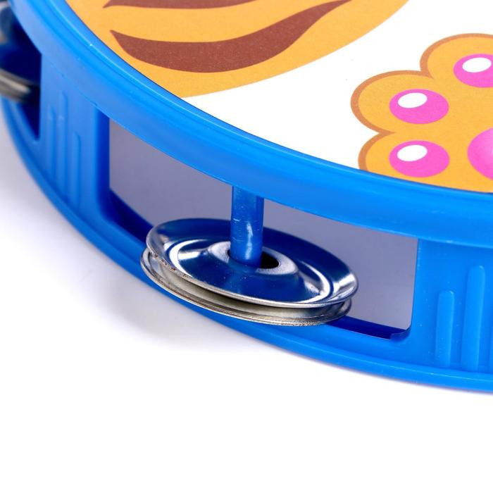 Музыкальная игрушка «Весело поём», бубен большой, МИКС 3257561, изображение 2