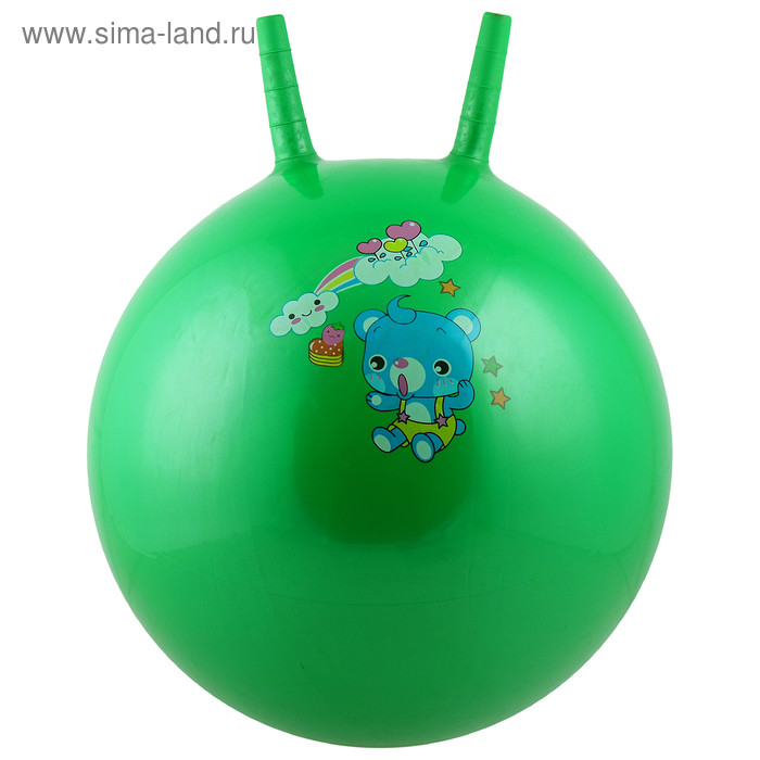 Мяч прыгун с рожками d=45 см, 350 г, МИКС 2542072, изображение 2