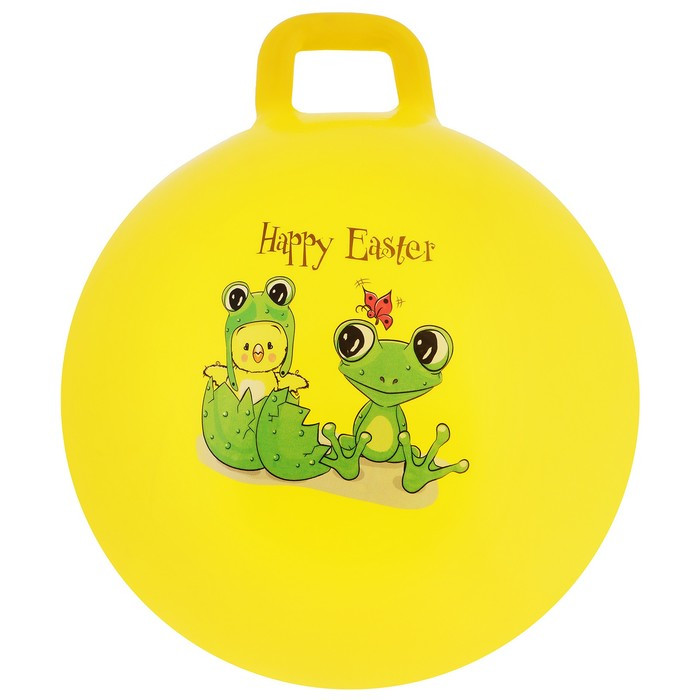 Мяч прыгун с ручкой «Девчонки и Мальчишки», d=55 см, 420 г, МИКС 806271, изображение 2