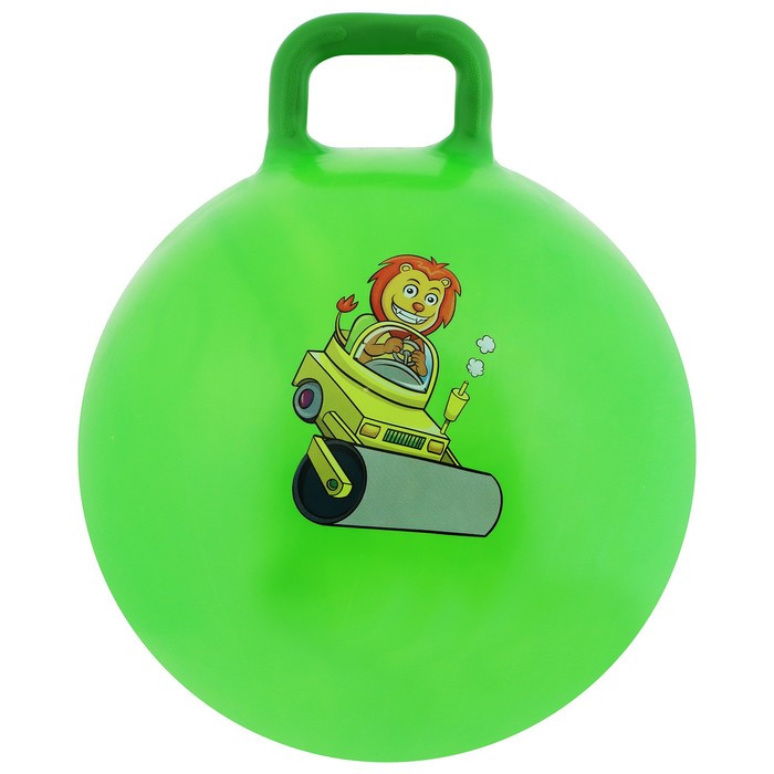 Мяч прыгун с ручкой «Девчонки и Мальчишки», d=55 см, 420 г, МИКС 806271, изображение 3