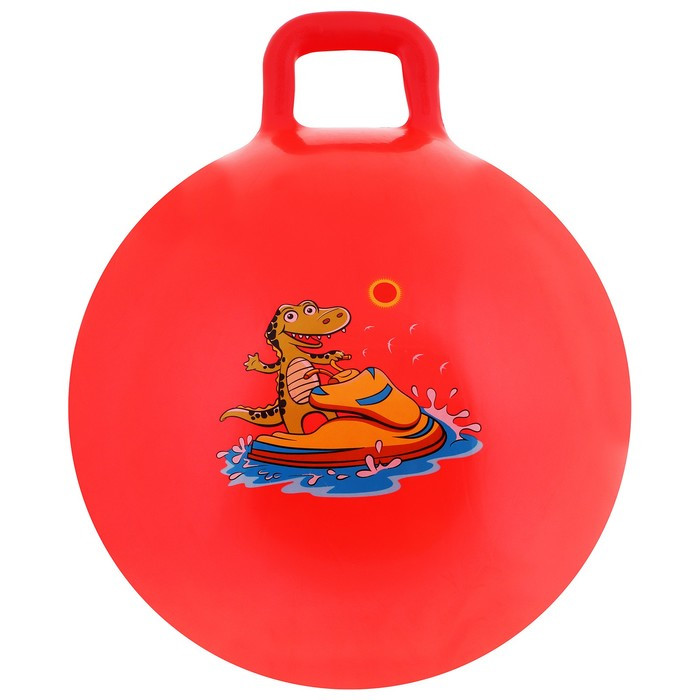 Мяч прыгун с ручкой «Девчонки и Мальчишки», d=55 см, 420 г, МИКС 806271, изображение 4