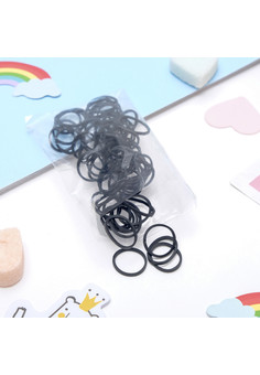 Резинки для афрокосичек (набор 80 шт) чёрный 1145954