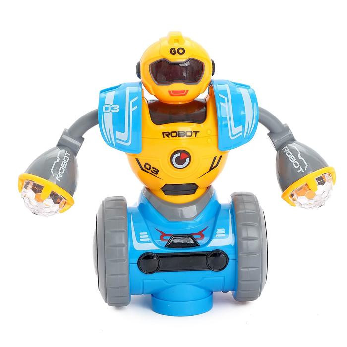 Робот «Диско», световые и звуковые эффекты, работает от батареек, МИКС 7090937, изображение 3