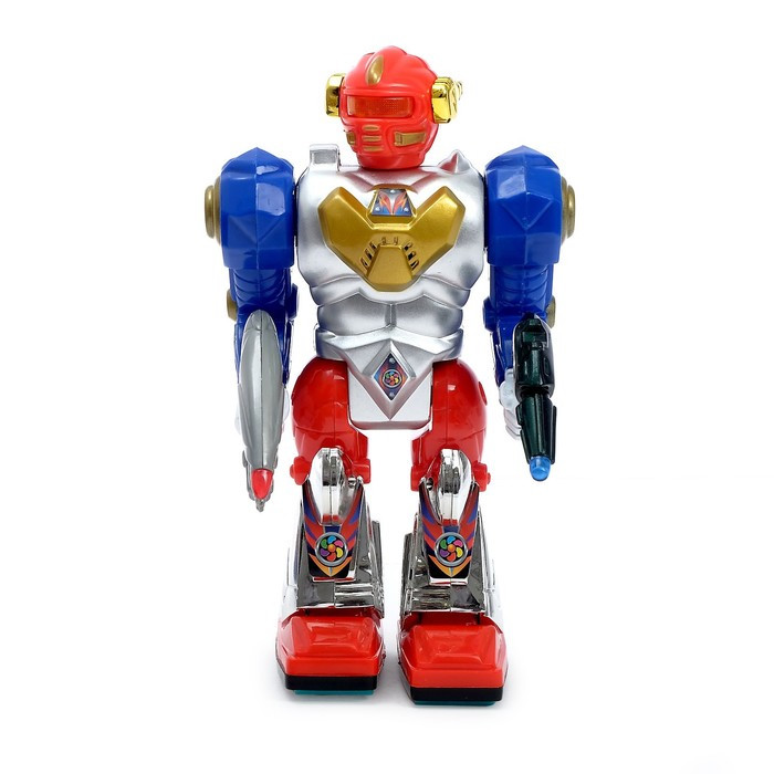 Кликните для увеличения изображения Робот «Космический стрелок», работает от батареек, световые и звуковые эффекты 874370, изображение 2