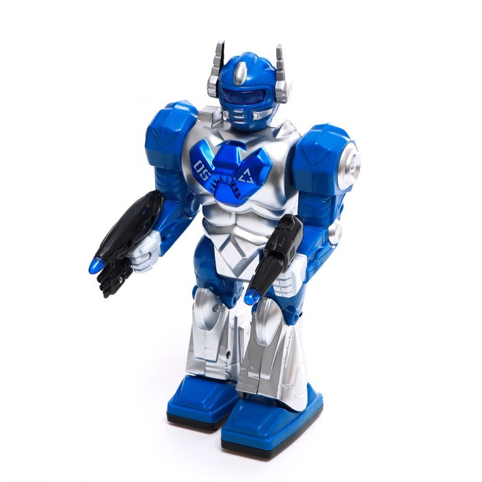 Кликните для увеличения изображения Робот «Космический стрелок», работает от батареек, световые и звуковые эффекты 874370, изображение 3