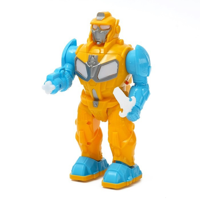 Робот «Храбрец», световые и звуковые эффекты, работает от батареек, цвета МИКС 4505098 4505098, изображение 2