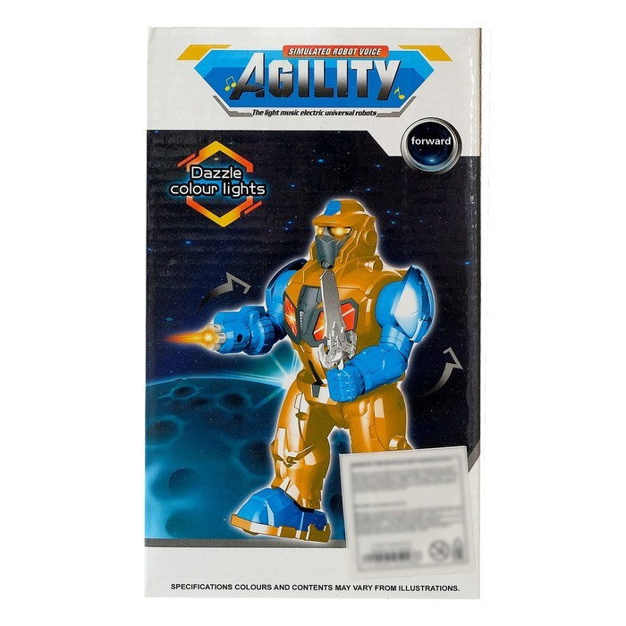 Робот «Храбрец», световые и звуковые эффекты, работает от батареек, цвета МИКС 4505098 4505098, изображение 3