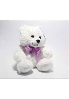 Игрушка набивная, 14-82-1 Медведь Джуниор (белый)