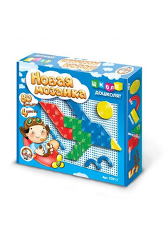 Мозаика Новая фигурная/4 цв/80 эл/1 поле арт.02012