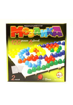 Мозаика d20/6 цв/120 эл/2 поля арт.02001