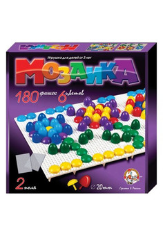 Мозаика d20п/6 цв/180 эл/2 поля арт.02007