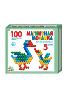 Мозаика магнитная шестигранная d20/5 цв/100 эл арт.00961
