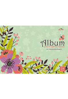 Альбом 24л. на гребне, мел. обл.,Уф-лак 