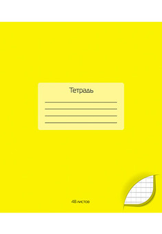Тетрадь 48 л. кл. обл. однотонная тониров. 