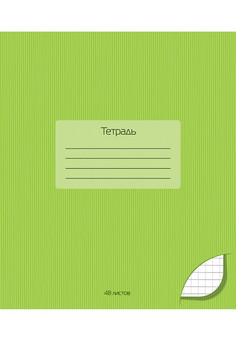 Тетрадь 48 л. кл. обл. однотонная тониров. 