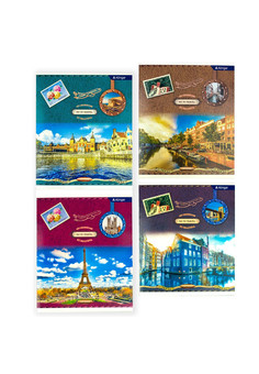 Тетрадь 48л., А5, клетка, Alingar 