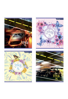 Тетрадь 96л., А5, клетка, Alingar 