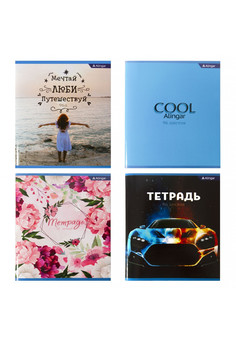 Тетрадь 96л., А5, линия, Alingar 