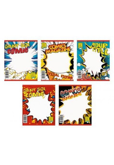 Тетрадь А5 48л. Скрепка. Клетка. Комикс