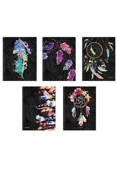 Тетрадь А5 96л. Гребень. Клетка. Ловцы снов