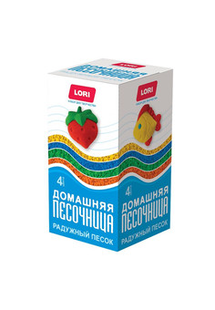 Пт-022 Радужный песок 4 цвета по 80 гр