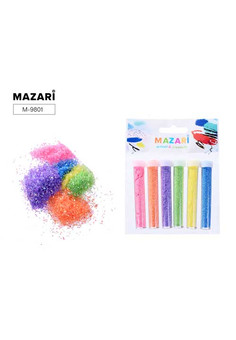 Набор блёсток декоративных, 6 цветов х 4 г, в пластиковых тубах, ОПП-упаковка с европодвесом