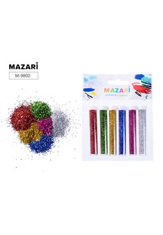 Набор блёсток декоративных, 6 цветов х 4 г, в пластиковых тубах, ОПП-упаковка с европодвесом