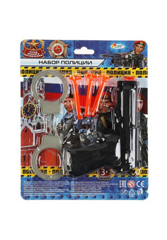 Набор ПОЛИЦИЯ блис.21*19*2.5см ИГРАЕМ ВМЕСТЕ в кор.2*144шт