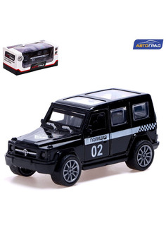 АВТОГРАД Машина металлическая «Полиция», 1:48, инерция, открываются двери   6870349      