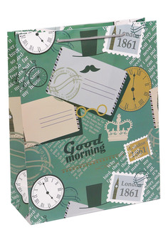 Dream cards Пакет подарочный с мат. лам. Королевский стиль 18х23х10 см, 210 г ППК-1830