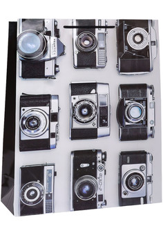 Пакет подарочный с глянцевой ламинацией 32,4x44,5x10,2 см  (XL) Счастье фотографа, 157 г ППК-7471