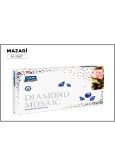 Алмазная мозаика 22х40 см (рама 23.8х43.8см)  РОЗОВАЯ РОЗА ,1 дизайн, частичная выкладка, стразы раз