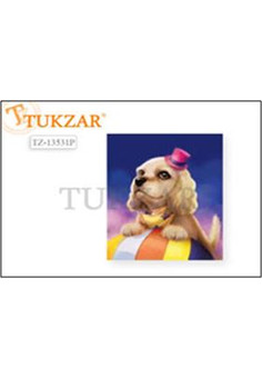 Алмазная мозаика 25х30 см СОБАЧКА, на подрамнике, частичная выкладка. Упаковка - пленка. TZ 13531 Р
