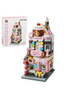 Конструктор серии Городские здания, Кондитерская, 344 дет., кор.