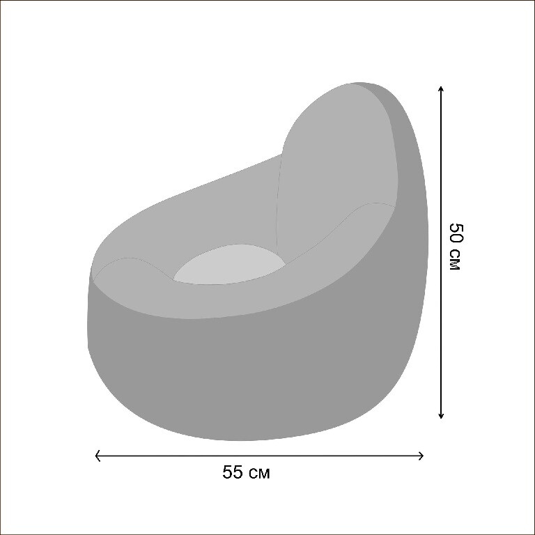 Кликните для увеличения изображения Кресло-пуф