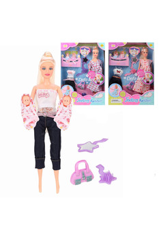 Кукла Defa 29 см Будущая мама с аксексс., в ассорт., кор.