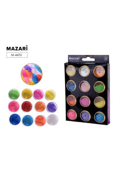 Набор блёсток декоративных №6, 12 цветов х 5.6 г, картонная коробка