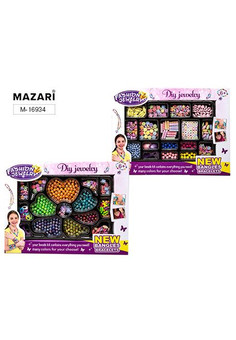 Набор бусин для творчества, 31.5*3*23.5см, микс (M-20067, 69), картонная упаковка