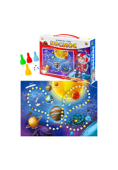 Настольная игра ходилка. КОСМОС (плотная коробка)(Арт. ИН-0247)