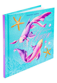 ЗАПИСНАЯ КНИЖКА. А6 64л. ДИКОВИННЫЕ РЫБКИ (64-0188) 7БЦ,глянц.ламинирование, лен