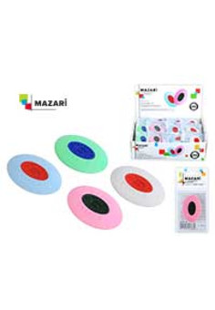 Ластик RADIUS O, синтетический каучук, с пластиковым держателем, цветной, овальный, размер 40 мм, ка