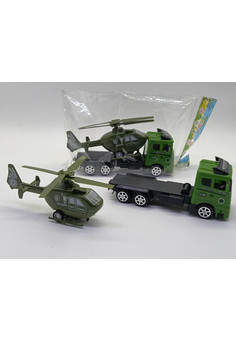 Автовоз №MR-125 с военной техникой/колпак/22*7*12