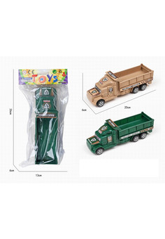 Грузовик военный №C67 инерционный/пакет/20,5*6*7