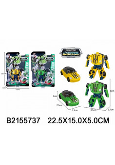 Робот-машина цвет в ассорт. L013-22 на карт. в кор.2*108шт