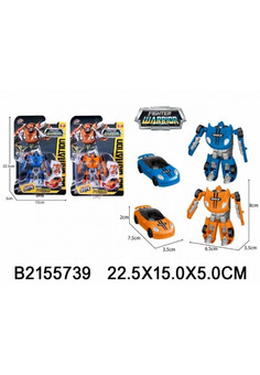 Робот-машина цвет в ассорт. L013-24 на карт. в кор.2*108шт