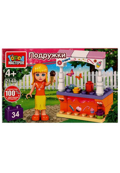 Конструктор ларек Со сладостями, 34 дет. Город мастеров в кор.2*40шт