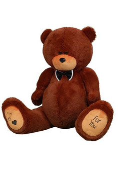 Игрушка набивная, 7-13-3 Мишка Дедди 190 бурый, h=190см